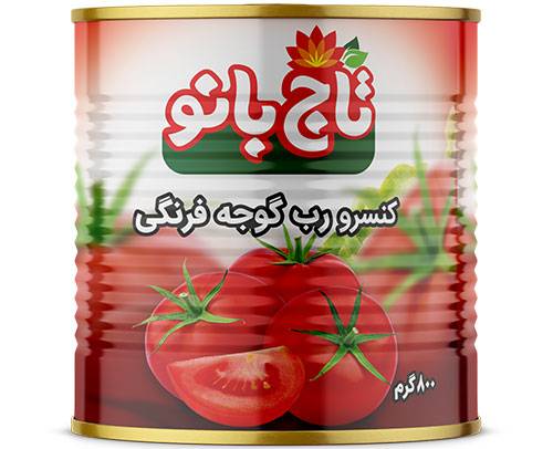 خرید و قیمت رب گوجه فرنگی تاج بانو + فروش عمده